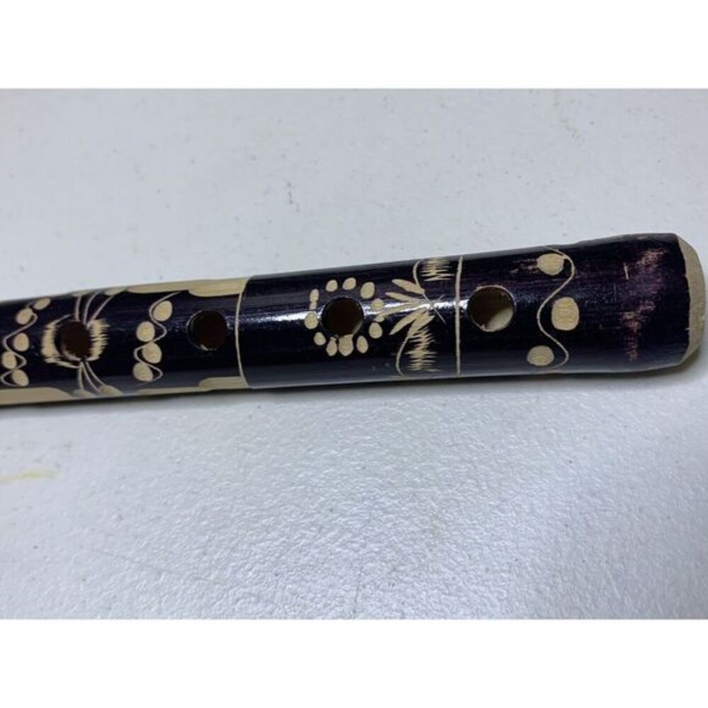 Vintage walata Grande LTDA Carved‎ Wood Flute Bolivia - Picture 3 of 8